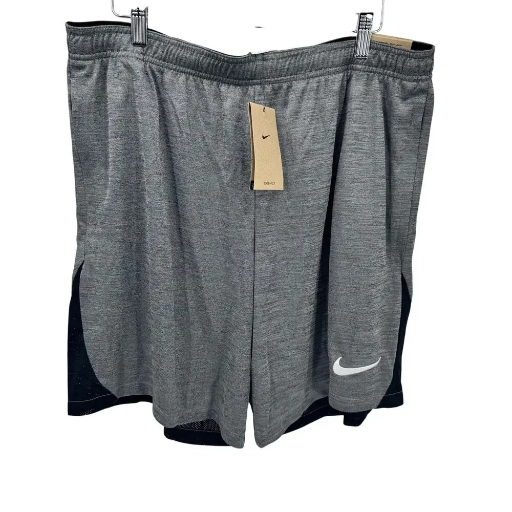 Nike Soccer Shorts Mens XXL 2XL Slim Fit Academy‎ Dri-Fit Drawstring Active NEW